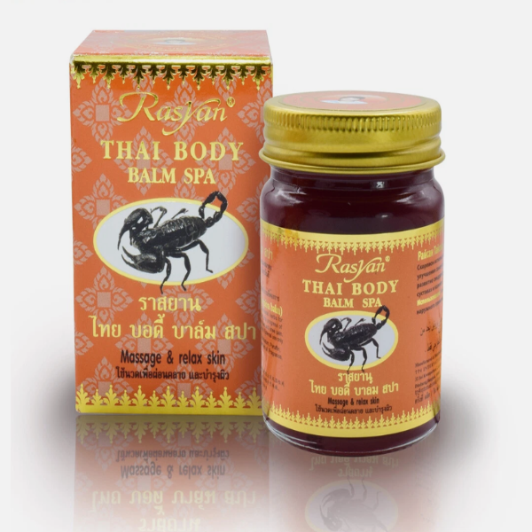 ISME Rasyan Thai Body Balm Spa Scorpion, Massage & Relax Skin 50 g.
