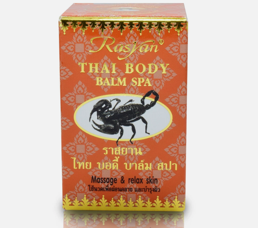 ISME Rasyan Thai Body Balm Spa Scorpion, Massage & Relax Skin 50 g.